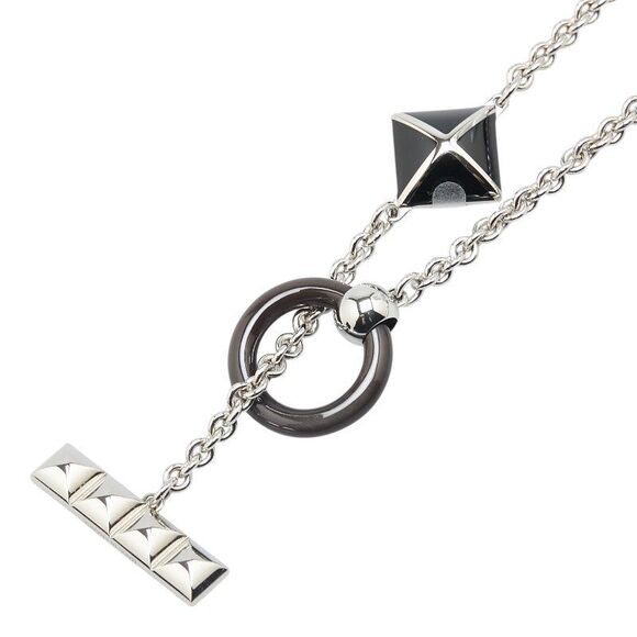 Hermes Medor XO Collier de Chien Buffalo Horn Necklace - Picture 1 of 7